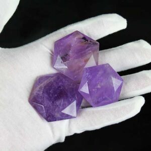 Amethyst Star of David Shape from Brazil