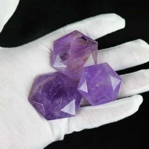Amethyst Star of David Shape from Brazil