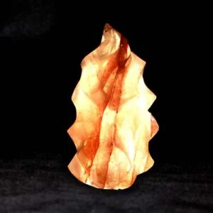Iron Rose Quartz Unique Flame Design