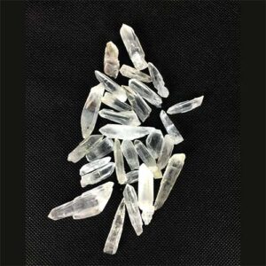 Quartz Thin Natural Points Bag of 28 Crystals