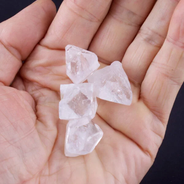 Apophyllite Clear Pyramids, All Natural, India Clear Apophyllite All Natural Pyramids from India apophylite point h Pur Crystal