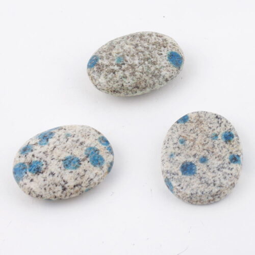 Azurite in Quartz Palmstones and Medallions