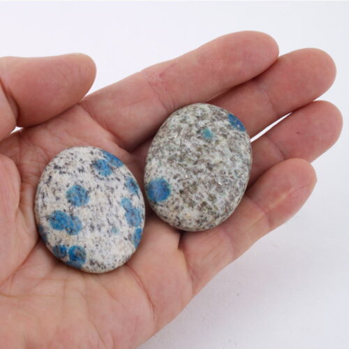 Azurite in Quartz Palmstones and Medallions Azurite in Quartz Palmstones and Medallions azurite in quartz palmstone b Pur Crystal