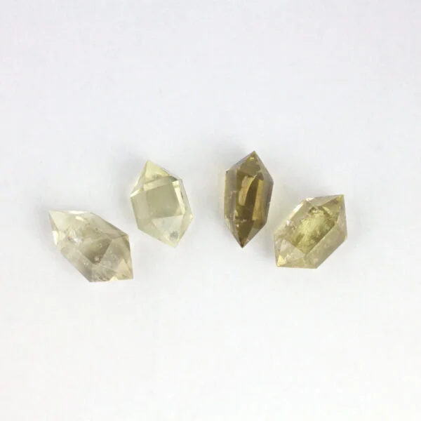 Smoky Lemon-Lime Citrine Small Double Terminated Points Smoky Lemon-Lime Citrine Small Double Terminated Points cdt scaled Pur Crystal