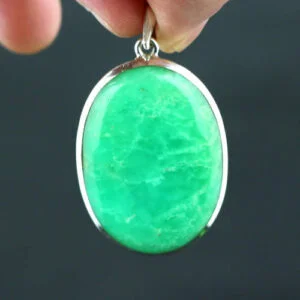 Chrysoprase Pendants