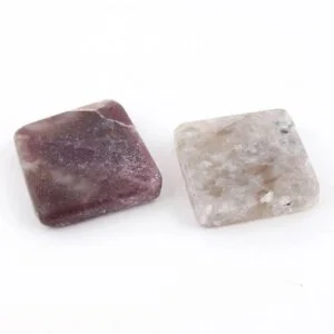 Snowball Euphoralite Pairs: High Lithium Lepidolite and Blue Tourmaline in White Matrix
