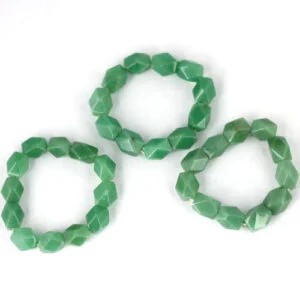 Aventurine Green Faceted Bracelets