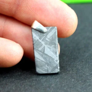 Muonionalusta Meteorite, Silver Rectangular Pendants