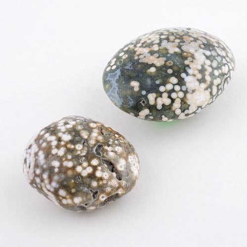 Ocean Jasper Polished Stones with Internal Spheres