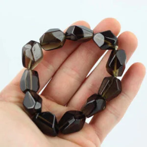 Smoky Quartz Faceted Bracelets