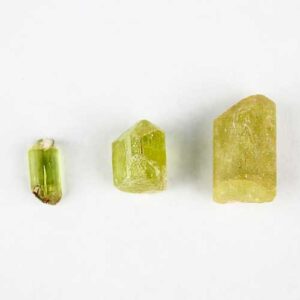Golden Yellow Apatite Crystals with Inclusions from Mexico