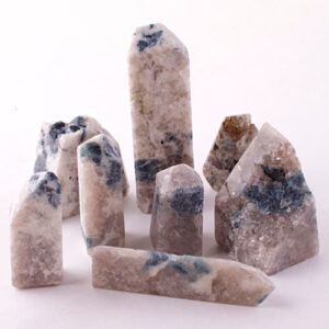 (Blue Tourmaline in White Matrix)
