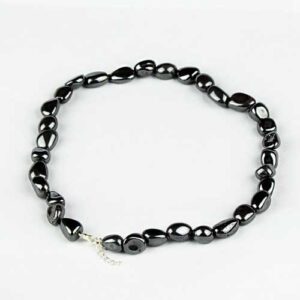 Hematite Tumbled Stone Necklace