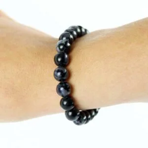 Indigo Gabbro 8mm Sphere Bracelet