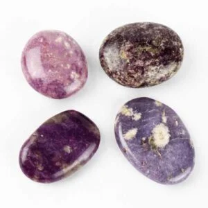Lepidolite Palm Stones