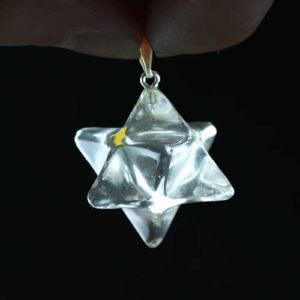 Clear Quartz Merkaba Pendant