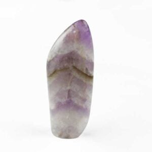 Chevron Amethyst Standing Pillar