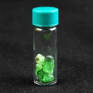 Tsavorite Garnet from Africa, Vials
