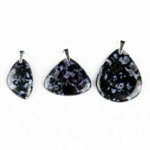 Indigo Gabbro Rounded Triangle High Gloss Pendants