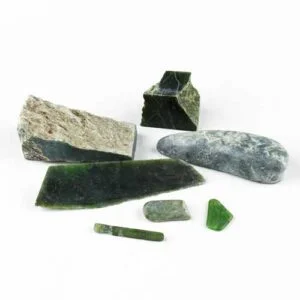 Green Jade Pieces from British Columbia