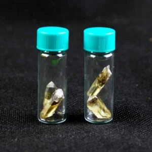Smoky Citrine with Black Tourmaline from Namibia, Vial