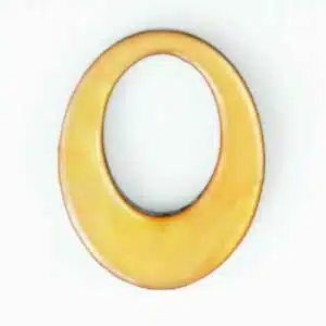 New Featured Stones golden shell pendant Pur Crystal