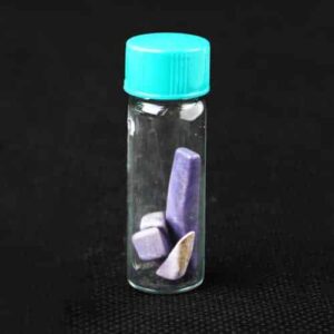 Home crystals jade purple vial 1 Pur Crystal
