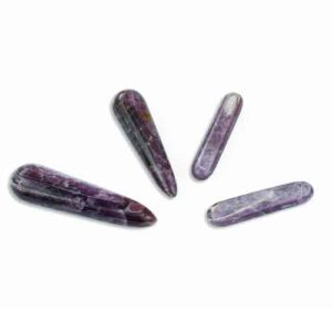 Home crystals lepidolite mica massage wand 1 Pur Crystal