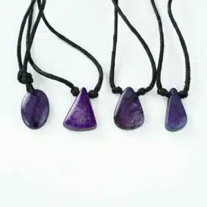 New Featured Stones sugilite necklace 1 Pur Crystal