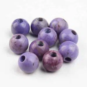 New Featured Stones purple jade circle beads Pur Crystal